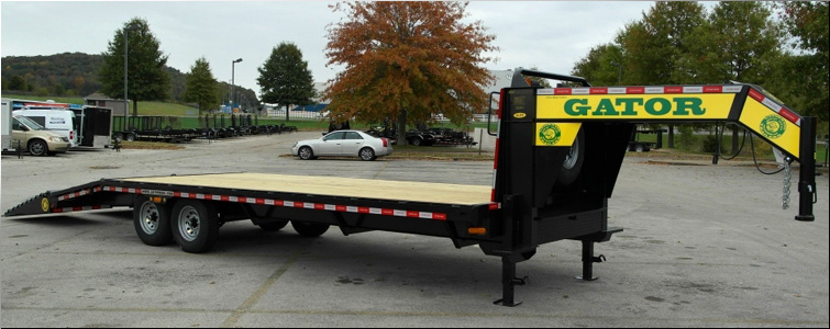 Gooseneck flat bed trailer for sale14k  Johnson County, Kentucky